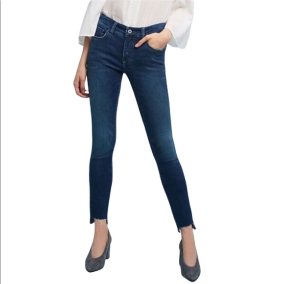 Anthro Pilcro Jeans Mid-Rise Skinny - Picture 1 of 8